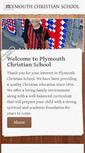 Mobile Screenshot of plymouthchristianschool.org